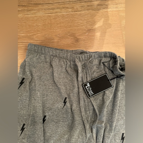 Michael Lauren Medium Grey Lightning Bolts Joggers. ⚡️💗 - Picture 3 of 5